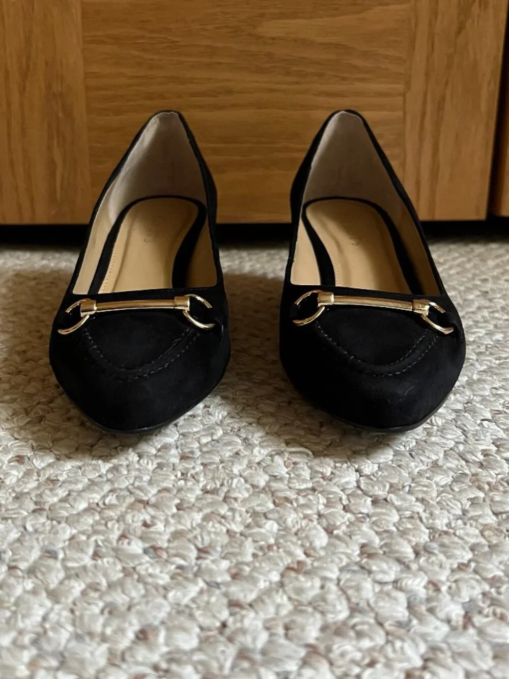 TALBOTS - Laney Bit Suede Wedge -- NEW with Box